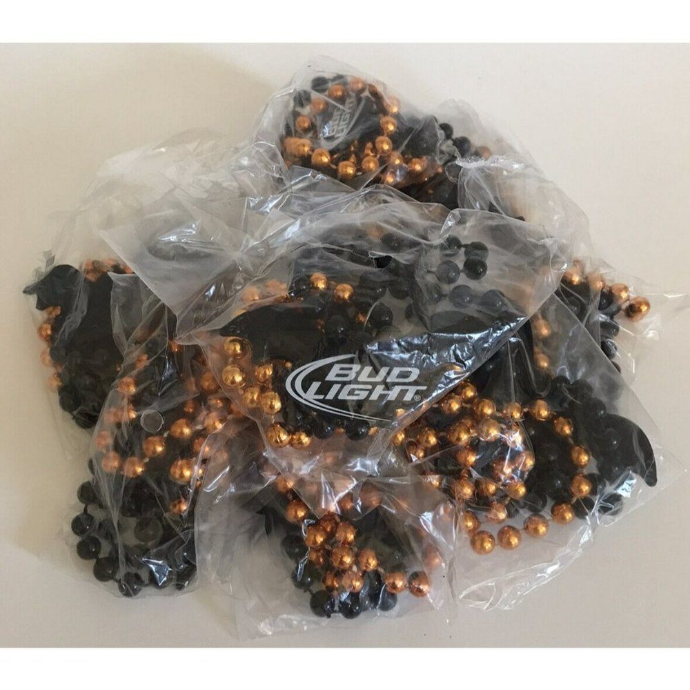10 new in package liquor beer promo Mardi Gras style beads for Halloween